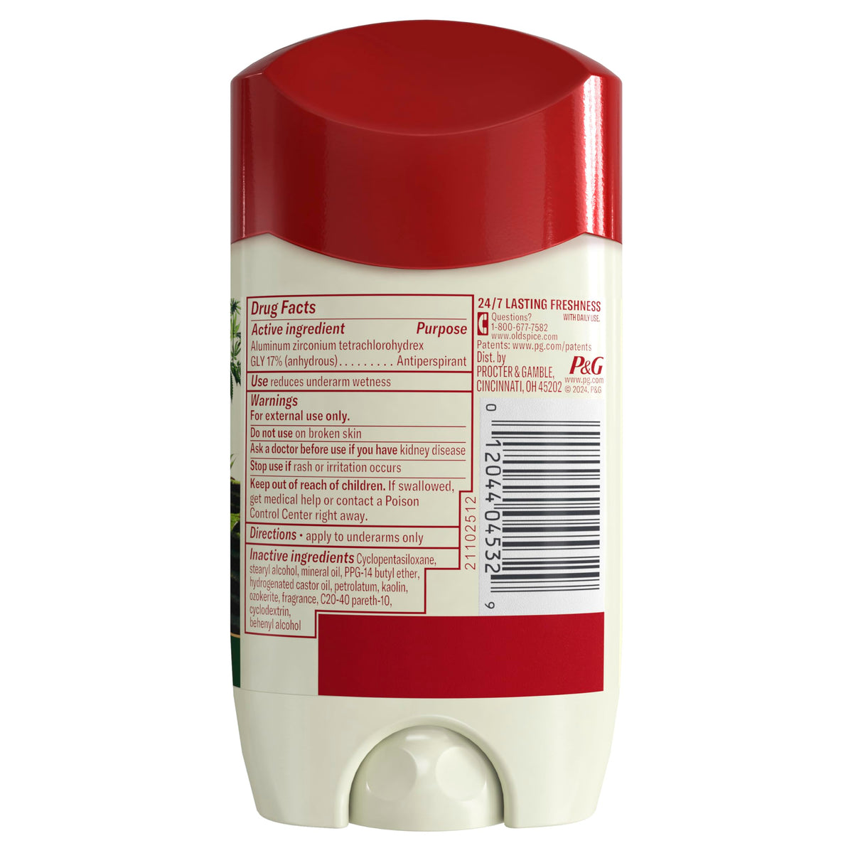 Old Spice Déodorant Antitranspirant Homme Alpine 390g en utilisation