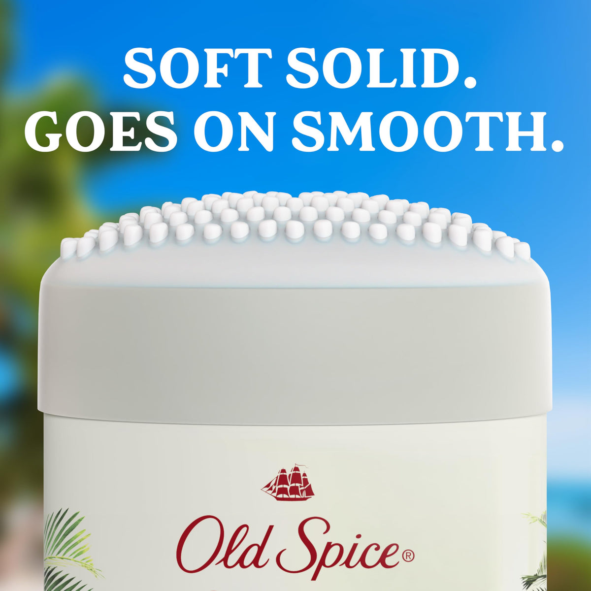 Old Spice Déodorant Antitranspirant Soft Solid 125g en situation sur une table de salle de bain