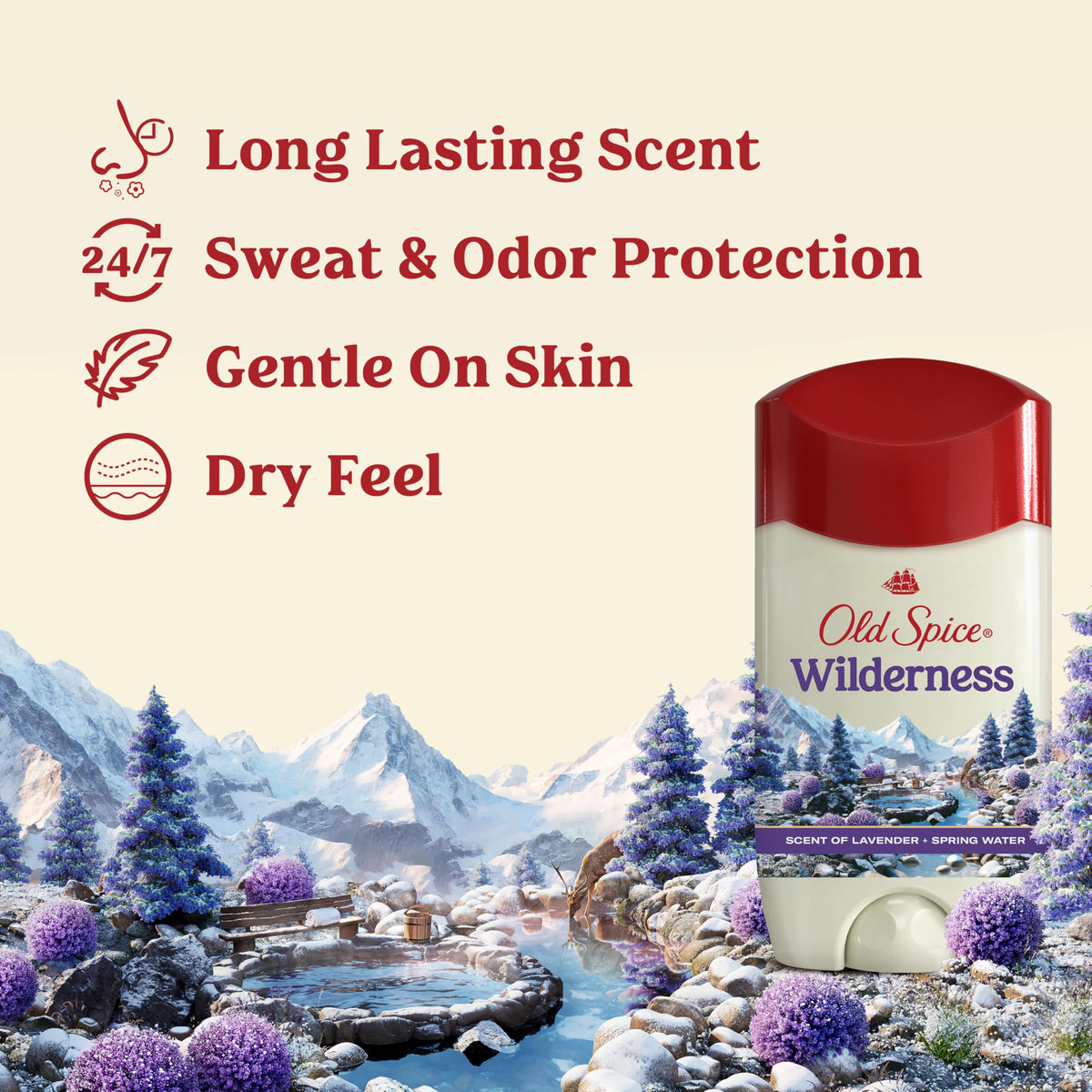 Old Spice Déodorant Antitranspirant vue de face
