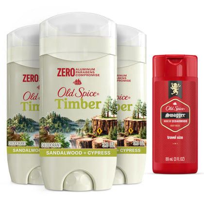 Old Spice Déodorant Bois de Santal 3 pièces pack avant vue
