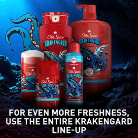 Old Spice Déodorant Krakengard 118g avec spray corporel Krakengard