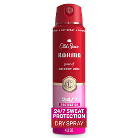 Old Spice Déodorant Spray Karma 159g vue avant avec bouchon