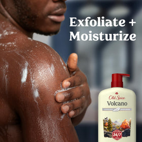Old Spice Gel Douche Homme 30 oz en utilisation sous la douche