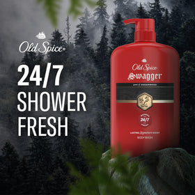 Old Spice Gel Douche Swagger 33,4 oz dans une salle de bain moderne