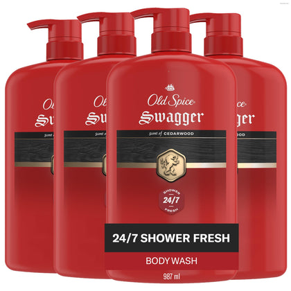 Old Spice Gel Douche Swagger 33,4 oz vue avant avec étiquette