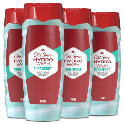 Old Spice Hydro Wash gel douche hydratant 16 oz face avant