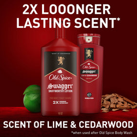 Old Spice Lotion Corps 558g sur fond neutre