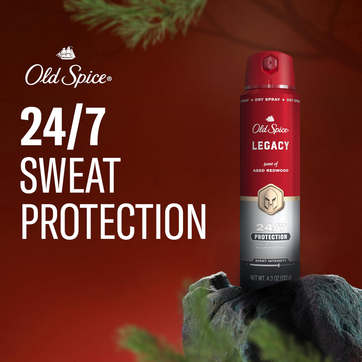 Old Spice Spray Antitranspirant côté avec bouchon