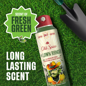 Old Spice Spray Corporel Lawn Ranger 150ml avec étiquette