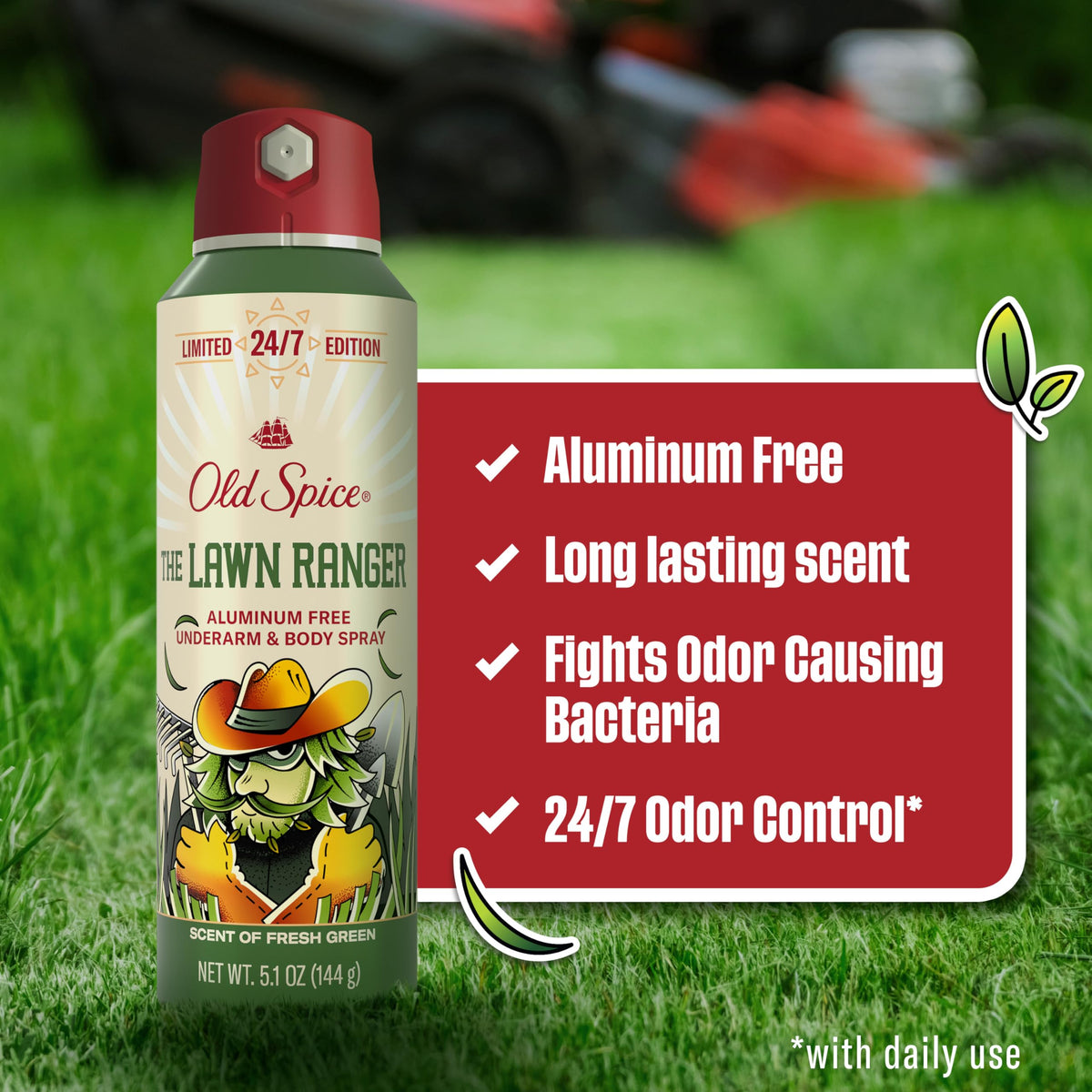 Old Spice Spray Corporel Lawn Ranger 150ml vue arrière