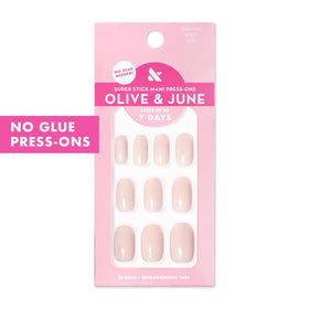 Olive & June Super Stick Press-On Nails contenu du kit avec accessoires