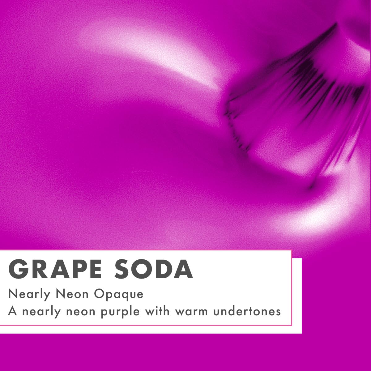 Olive & June Vernis Grape Soda pinceau large en éventail