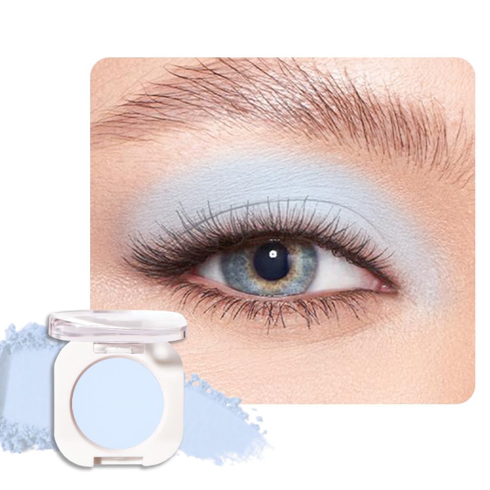 Ombre à paupières QIDSTERS bleue matte vue de face