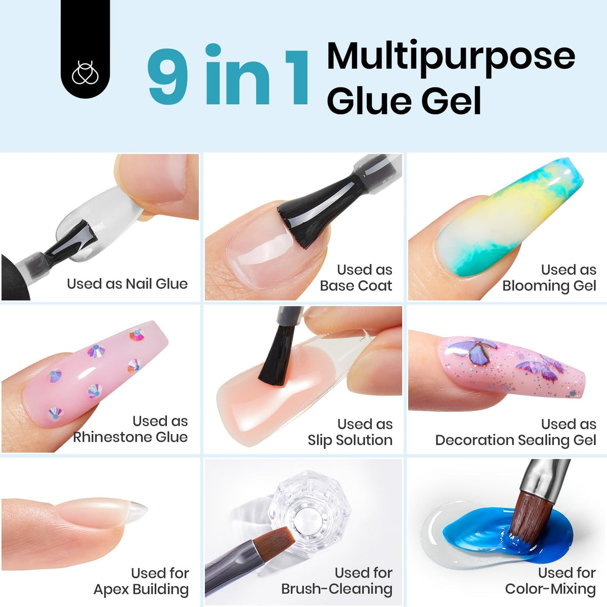 ongles allongés avec le kit d'extension beetles