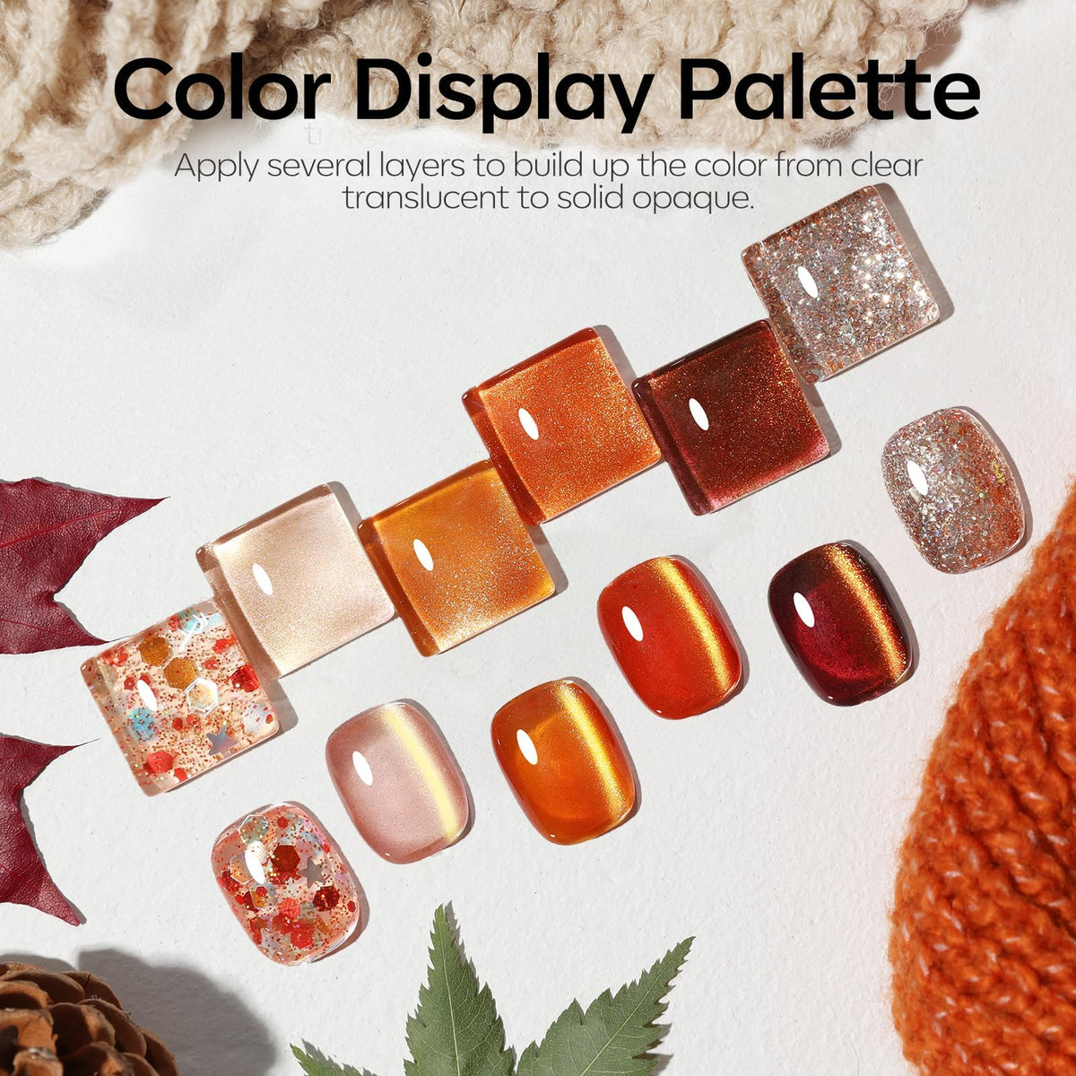Ongles avec vernis gel automnal modelones brillance durable
