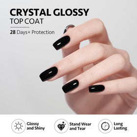 Ongles brillants après application du gel GAOY