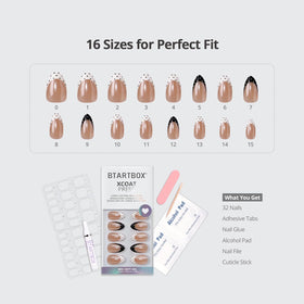 Ongles BTArtbox en position appliquée sur des mains
