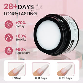 Ongles décorés avec le gel constructeur SUPWEE
