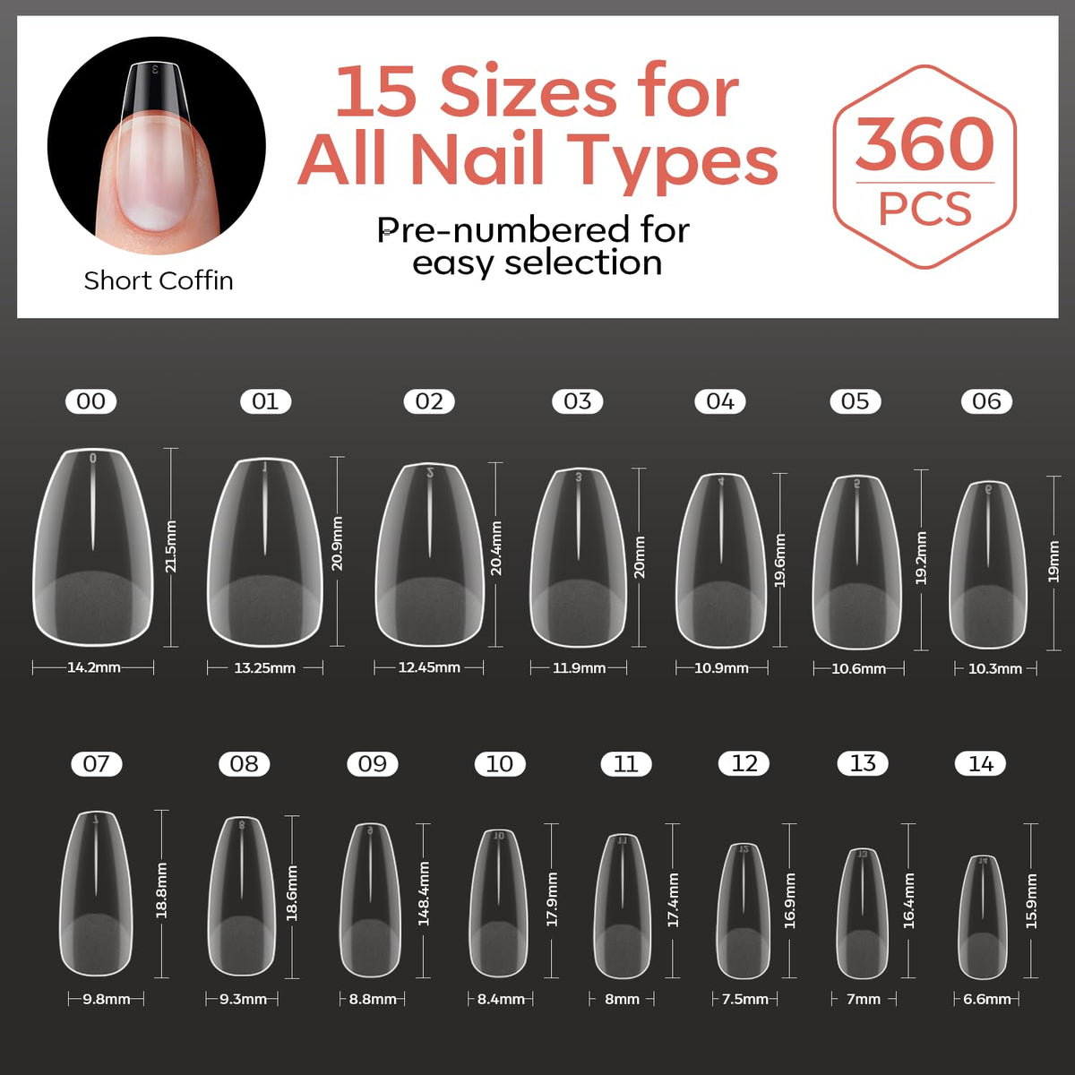 Ongles décorés avec Modelones tips à ongles