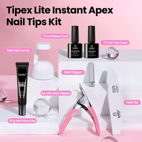 Ongles en gel beetles après application, aspect brillant