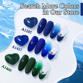 Ongles manucurés avec gel polish Double Rhythm