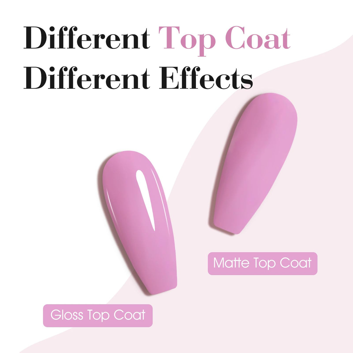 Ongles manucurés avec vernis à ongles violet CANNI