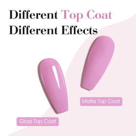 Ongles manucurés avec vernis à ongles violet CANNI