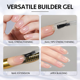 Ongles naturels renforcés avec gel GAOY