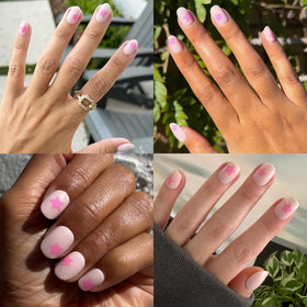 Ongles Olive & June, vue élargie sur les onglets adhésifs