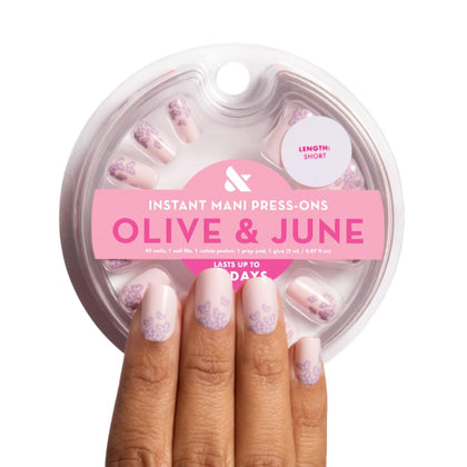 Ongles Press-On Olive & June Butterfly Ombre, vue avant
