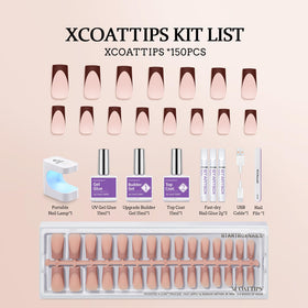 Ongles prétraités prêts à appliquer du kit BTARTBOXNAILS