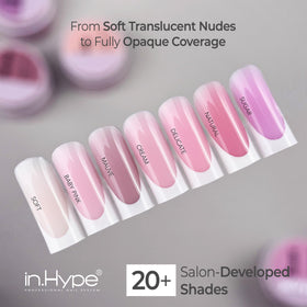 Ongles sculptés avec le Gel IN.HYPE