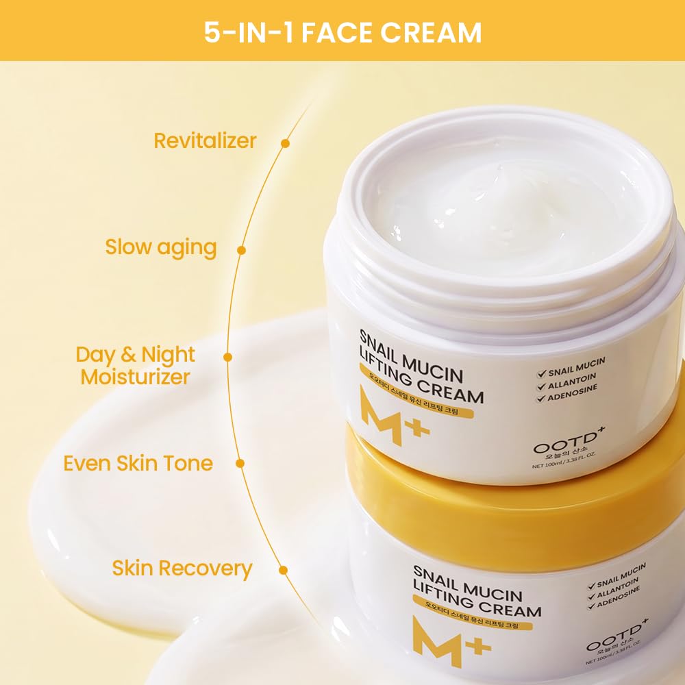 #OOTD Crème Hydratante Mucine d'Escargot 100ml emballage