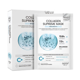#OOTD Masque Suprême Collagène 10-Pack vue de face avec emballage