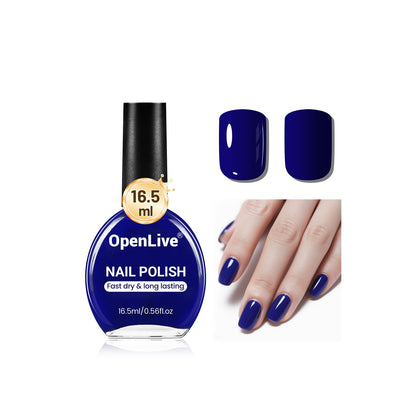 OpenLive vernis à ongles bleu foncé 16,5ml vue de face