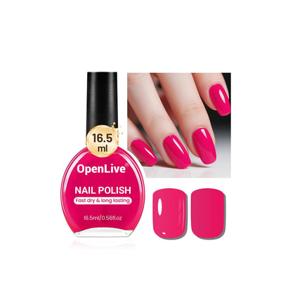 OpenLive vernis à ongles rose pêche 16,5 ml vue de face