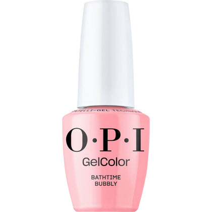 OPI GelColor Bathtime Bubbly vernis à ongles gel rose pâle avant