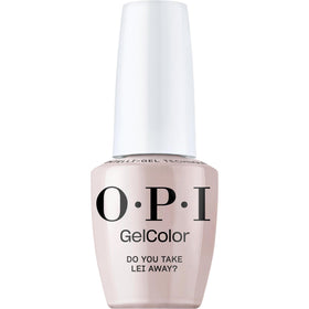 OPI GelColor Do You Take Lei Away? Vernis à ongles nude beige 15 ml devant