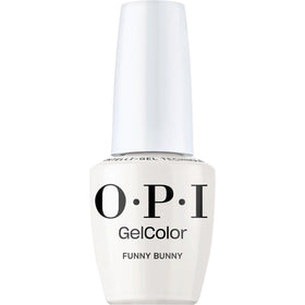 OPI GelColor Funny Bunny vernis à ongles blanc crème 15 ml vue de face