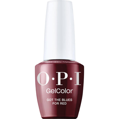 OPI GelColor Got the Blues for Red flacon 15 ml vue de face