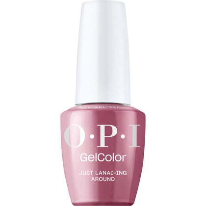 OPI GelColor Just Lanai-ing Around vernis gel violet foncé 15 ml vue avant