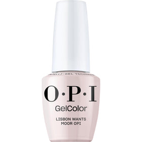 OPI GelColor Lisbon Wants Moor vernis à ongles rose neutre vue de face