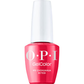 OPI GelColor My Chihuahua Bites! vernis gel rouge 15 ml avant