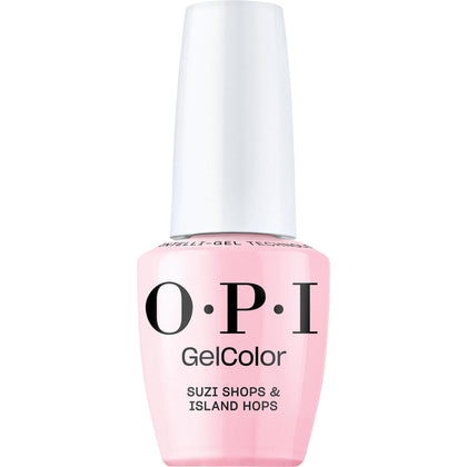 OPI GelColor Suzi Shops & Island Hops vernis à ongles rose clair 15 ml