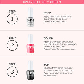 OPI GelColor Top Coat Brillant 15 ml lampe LED OPI Star Light