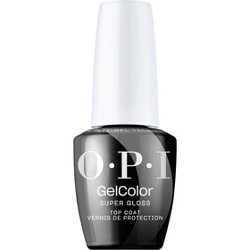 OPI GelColor Top Coat Brillant 15 ml vue de face avec étiquette