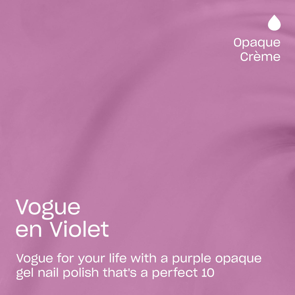 OPI GelColor Vogue en Violet avec pinceau Intelli-Brush