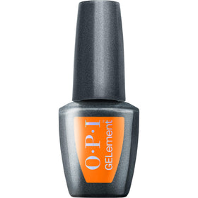 OPI GELement Peel Good Factor vernis gel orange opaque face avant