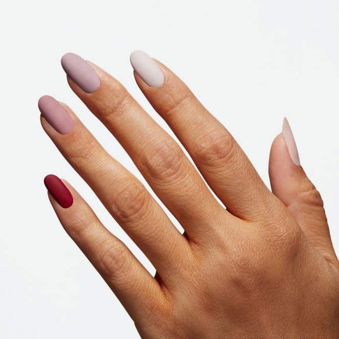 OPI Top Coat Mat dans son emballage, vue latérale