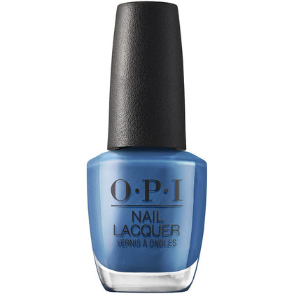 OPI Vernis à Ongles Suzi Takes a Sound Bath - Bleu pailleté, vue avant